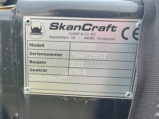 SkanCraft Asphalt- und Bankettverteiler SABV200 – Bild 3